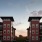Exterior view of apartment building