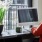Woman working at a desktop